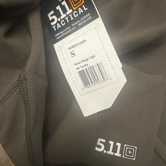 5.11 Women's Raven Range Tactical Pants Leggings Green Small NWT - Picture 3 of 12